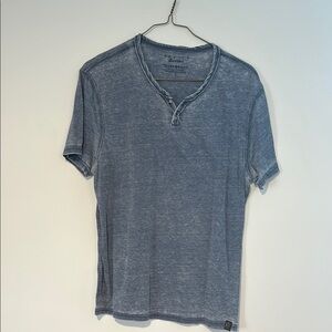 Lucky Brand Blue Short Sleeve Tee Vintage Wash